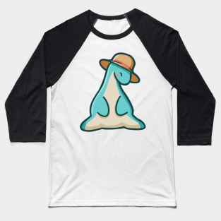 Cute long neck, Summer dino, dinosaur Baseball T-Shirt